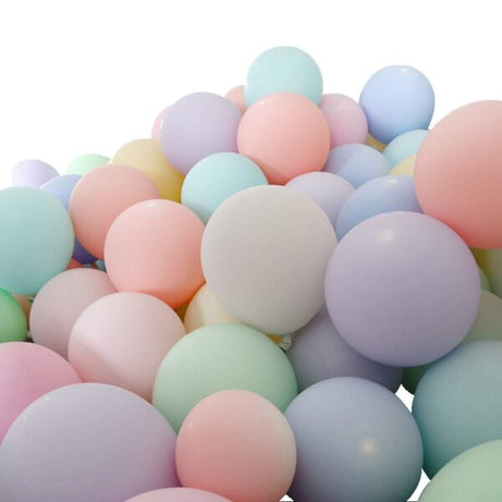 Pastel Balloons for decoration - Pack of 50 pcs