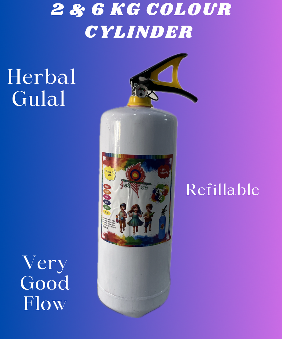 Best Quality Color Container for Holi - 2 KG
