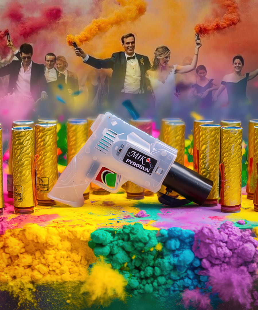 LED Gun with Color(3in1) Refills