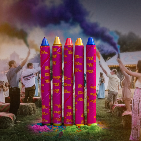 Premium scented color smoke sticks for events