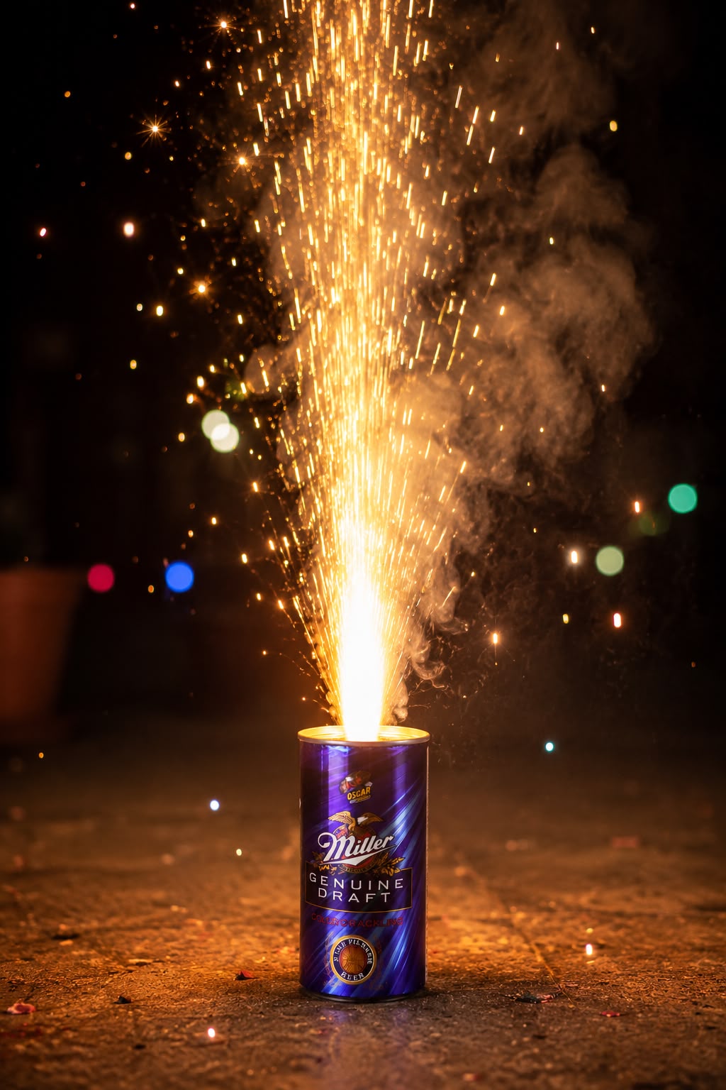 Can Crackling Fountain
