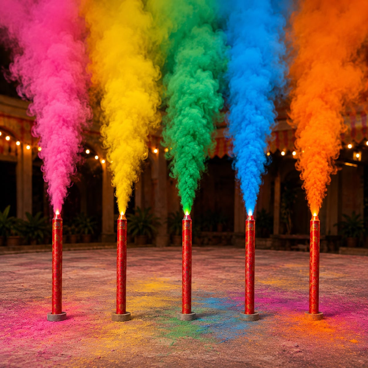 Premium scented color smoke sticks for events