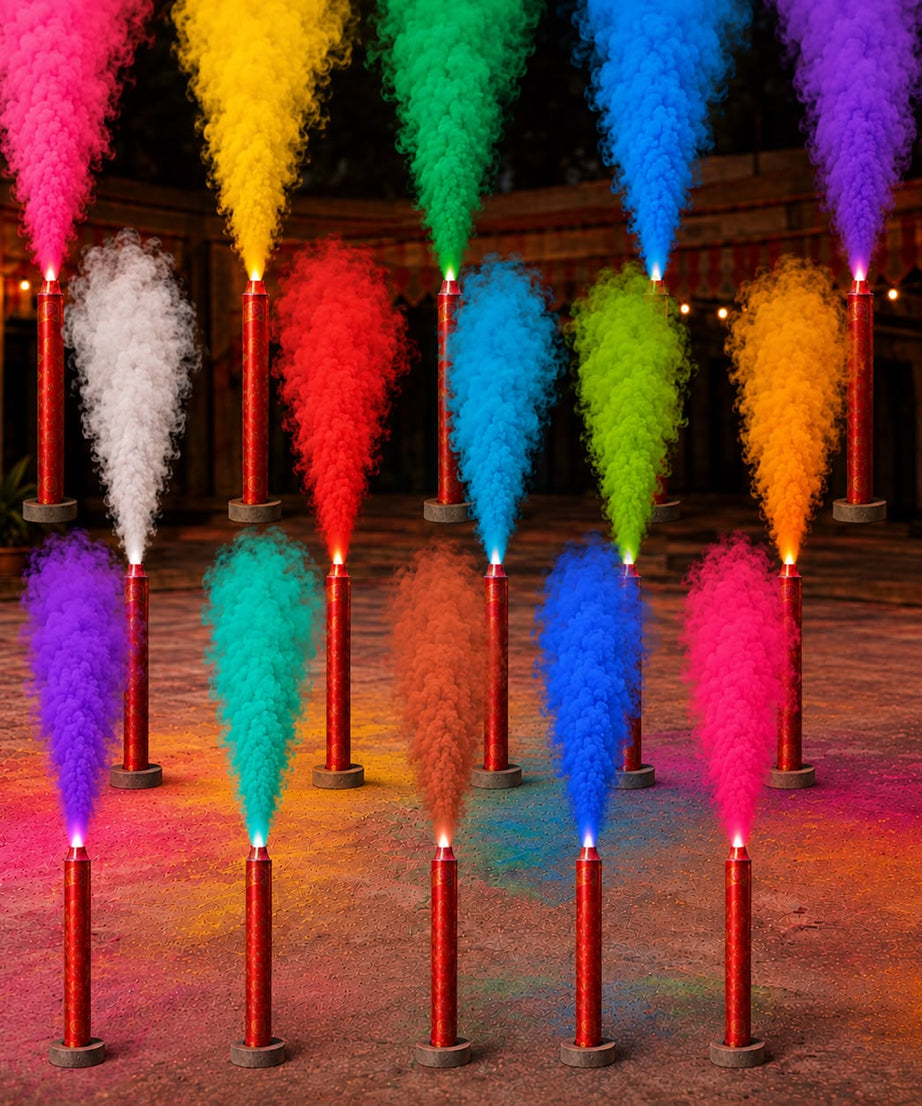 Premium scented color smoke sticks for events