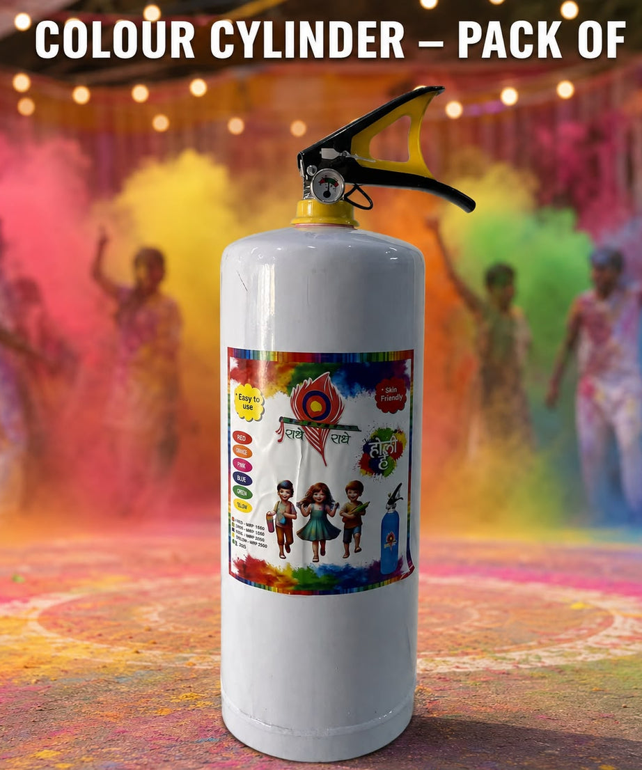 Best Quality Color Container for Holi - 2 KG
