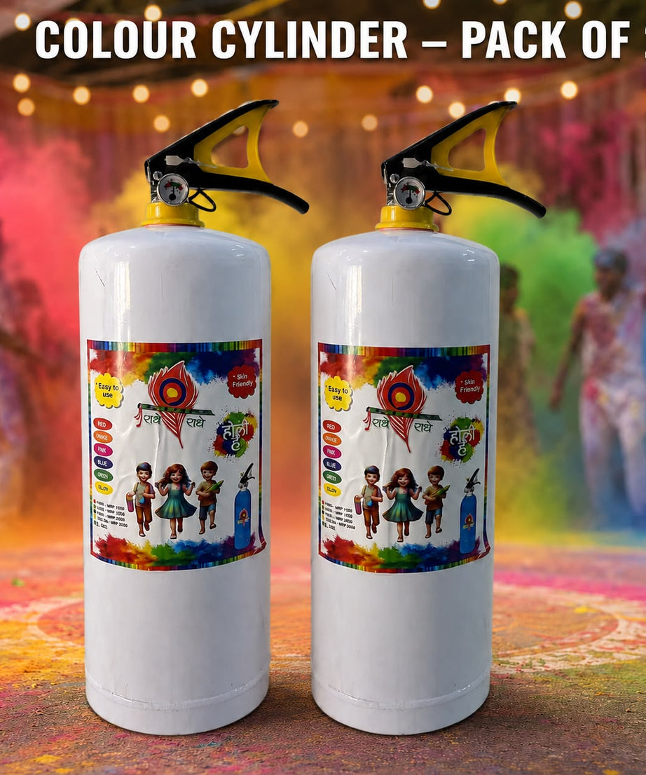 Best Quality Color Container for Holi - 2 KG
