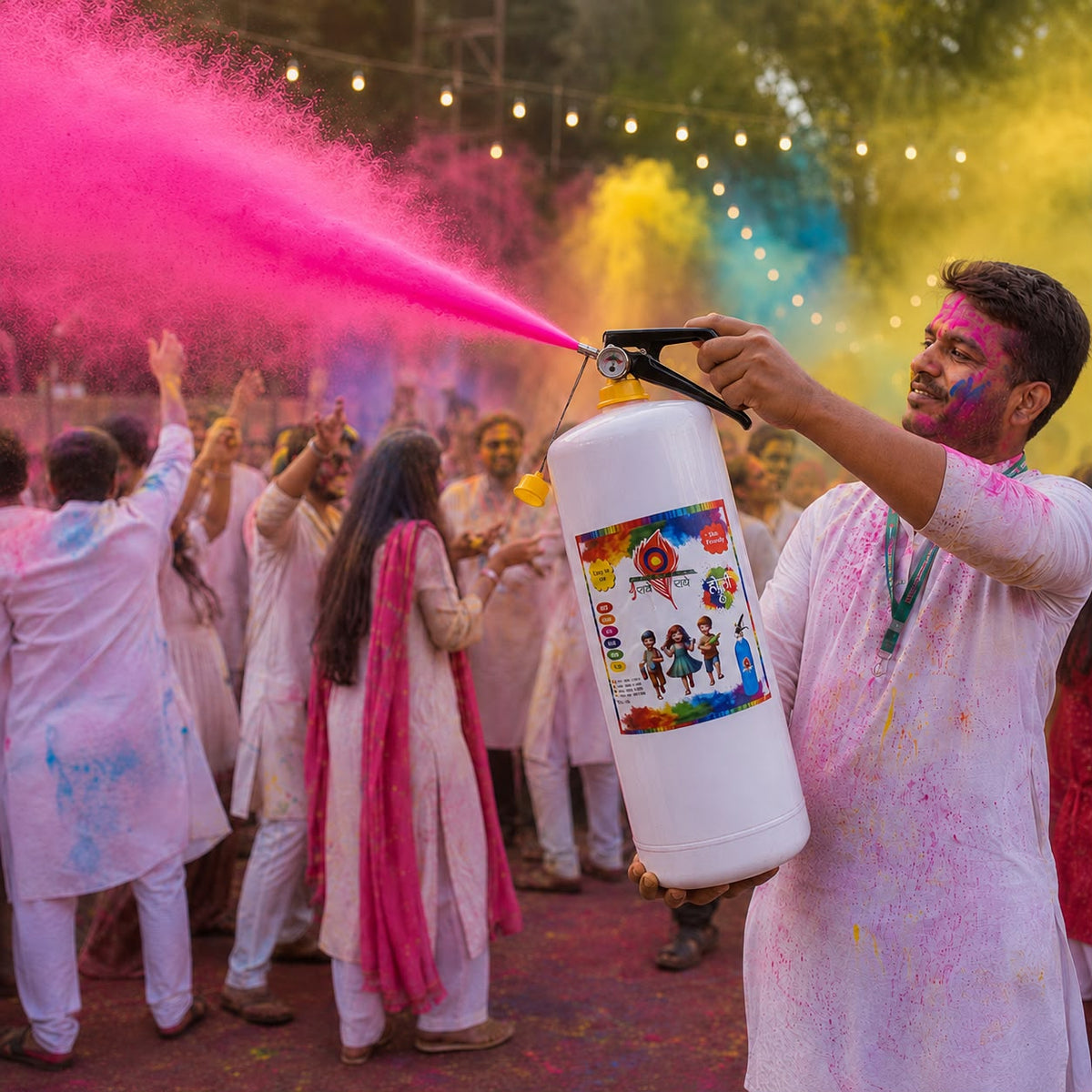 Best Quality Color Container for Holi - 2 KG