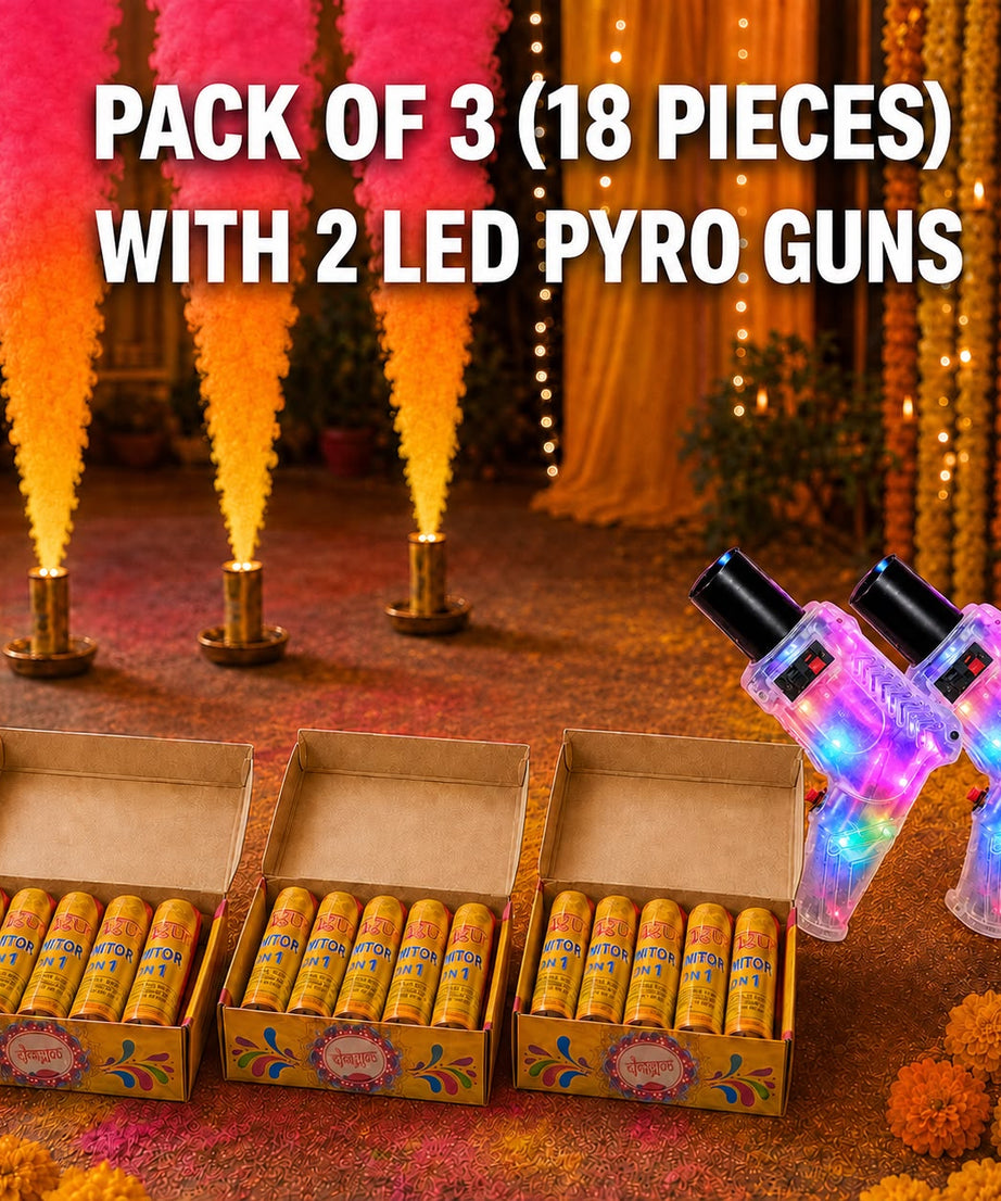 LED Gun with Color(3in1) Refills