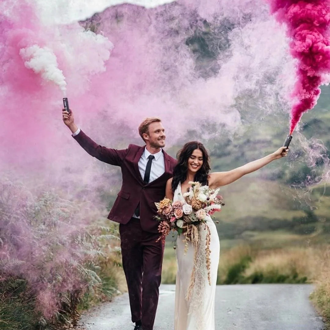 Cold Pyro Gun with 6 Pcs Color refill shots